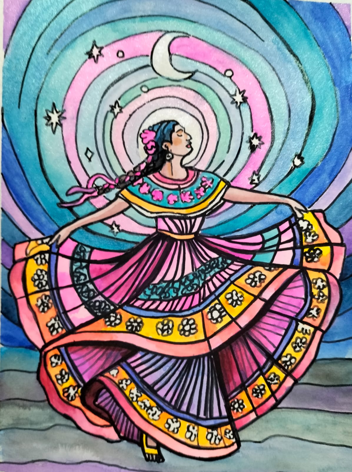Obra de arte original-  Gratitud por ser