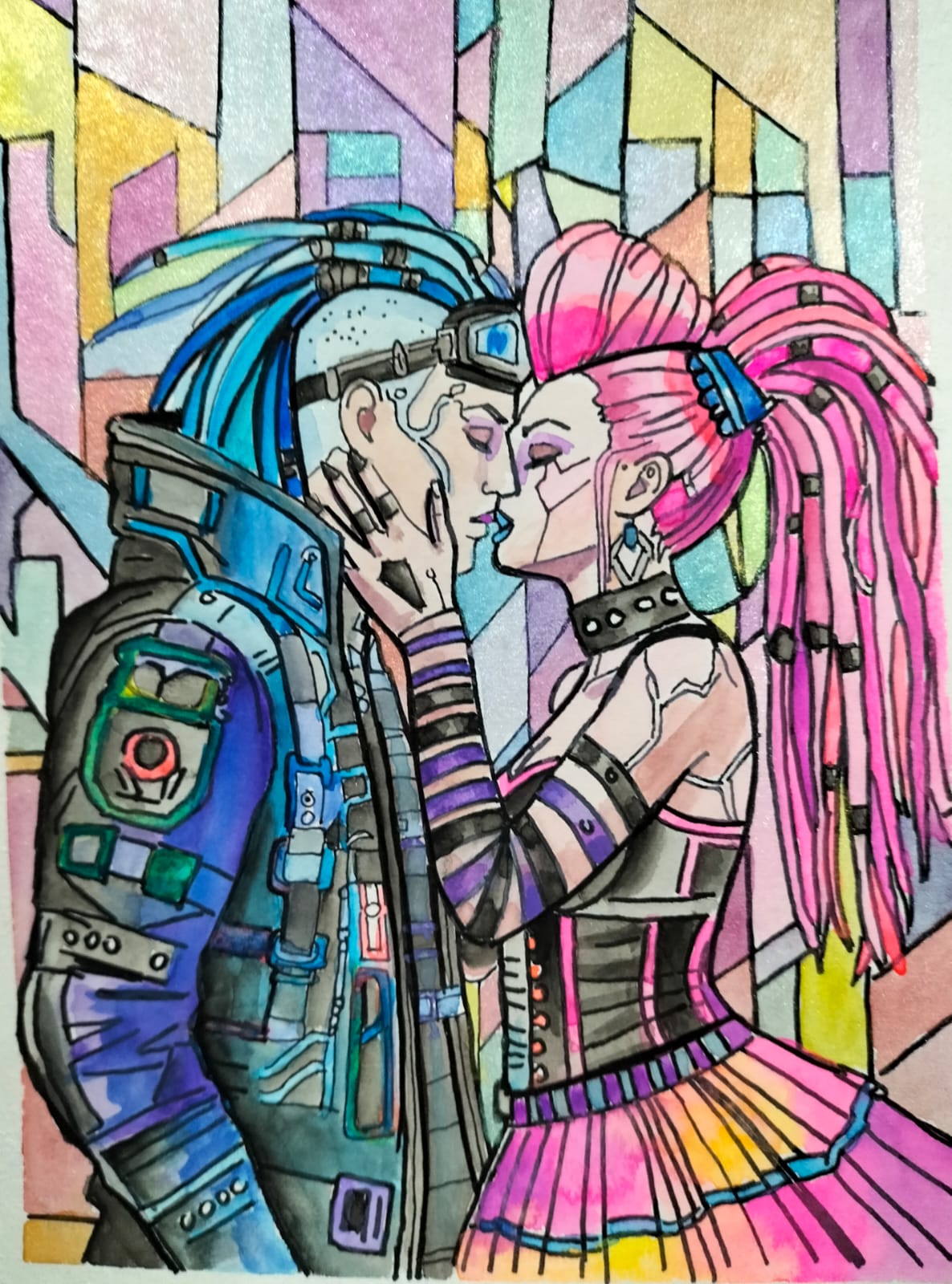 obra de arte original- du und ich