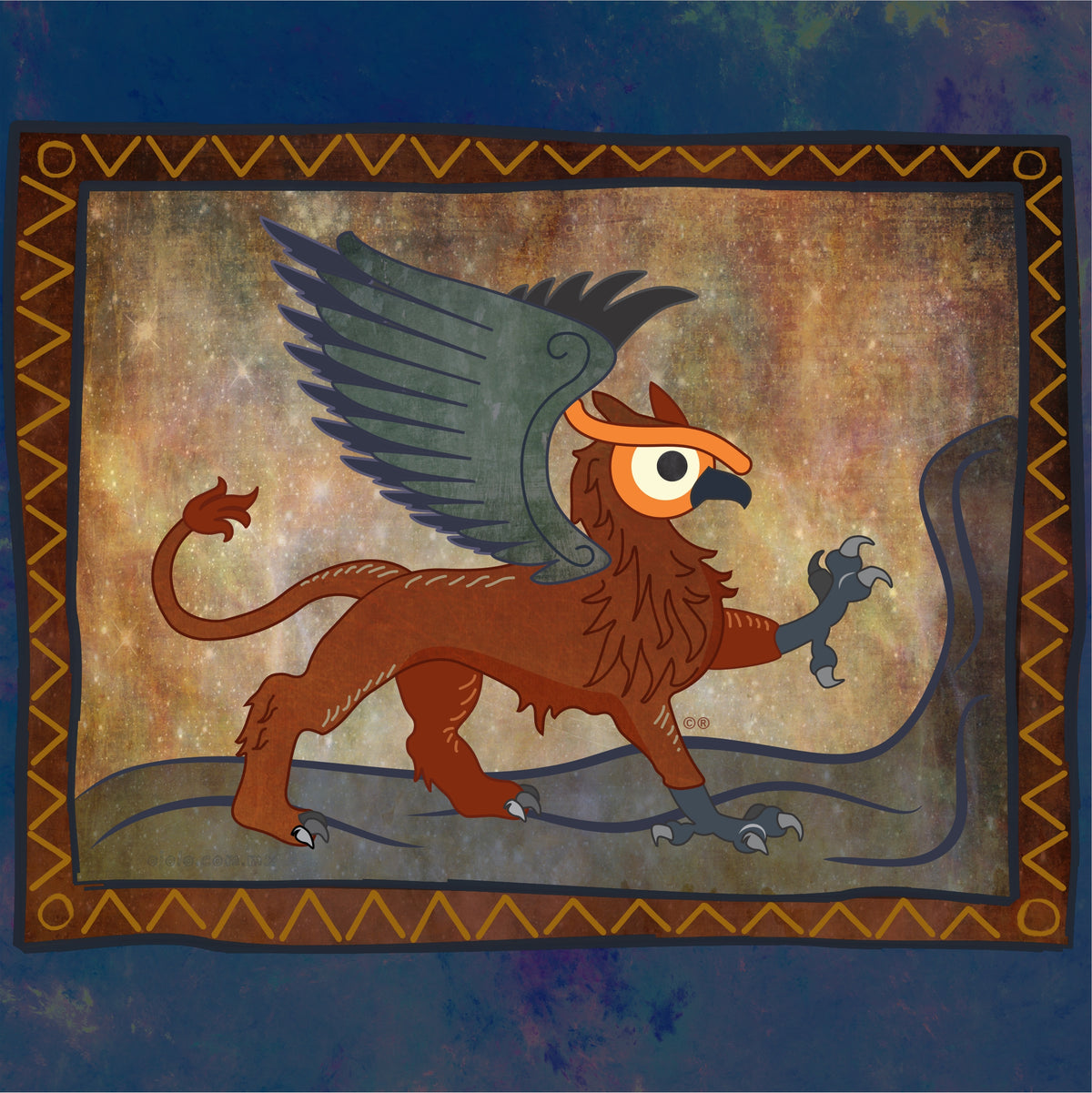 Arte contemporáneo — bestiario - grifojo rem