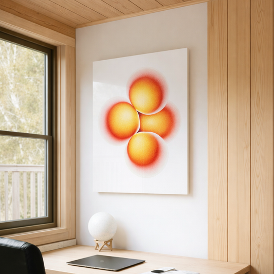 Arte moderno - Esferas de fuego