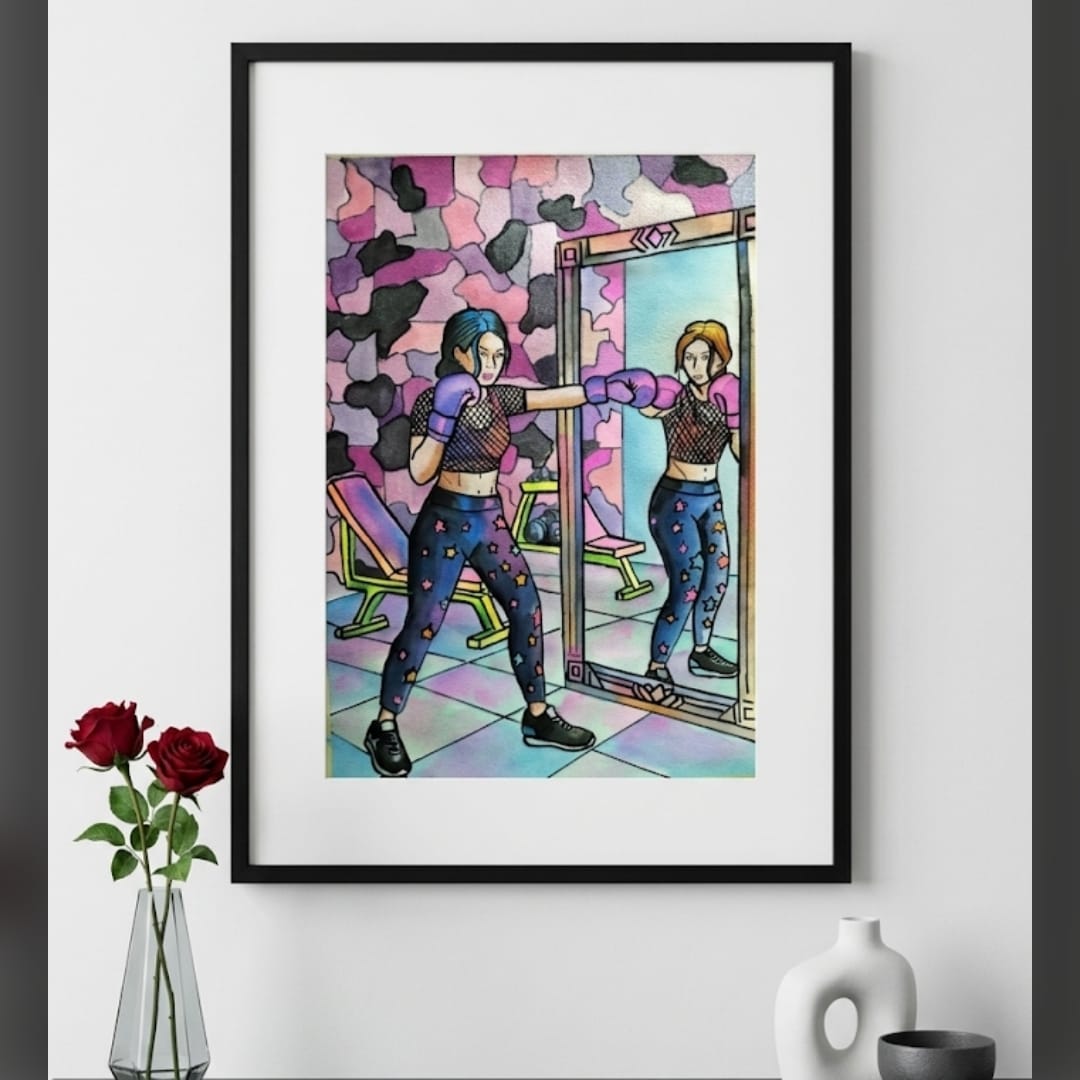Obra de arte original- El espejo
