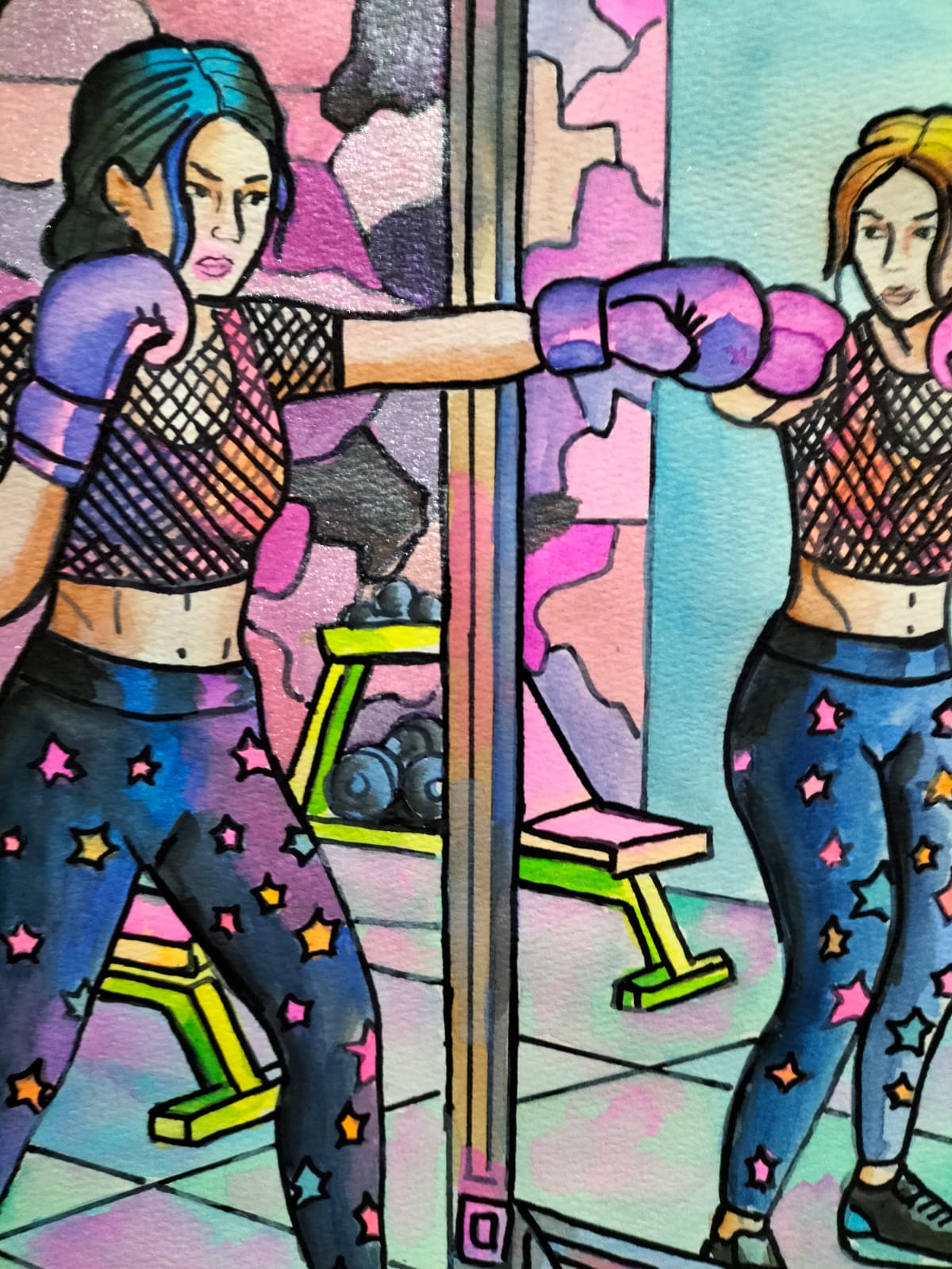 Obra de arte original- El espejo