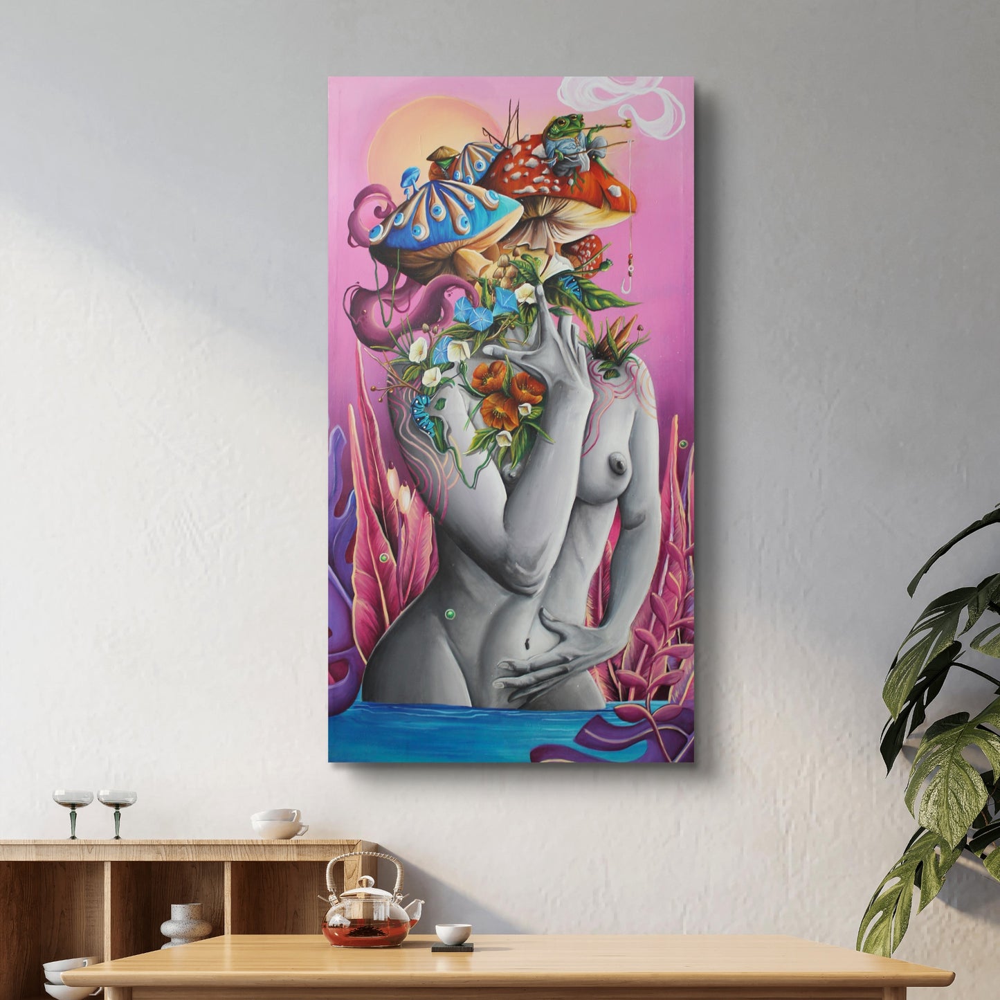 Obra de arte original - Cazadores de lluvia