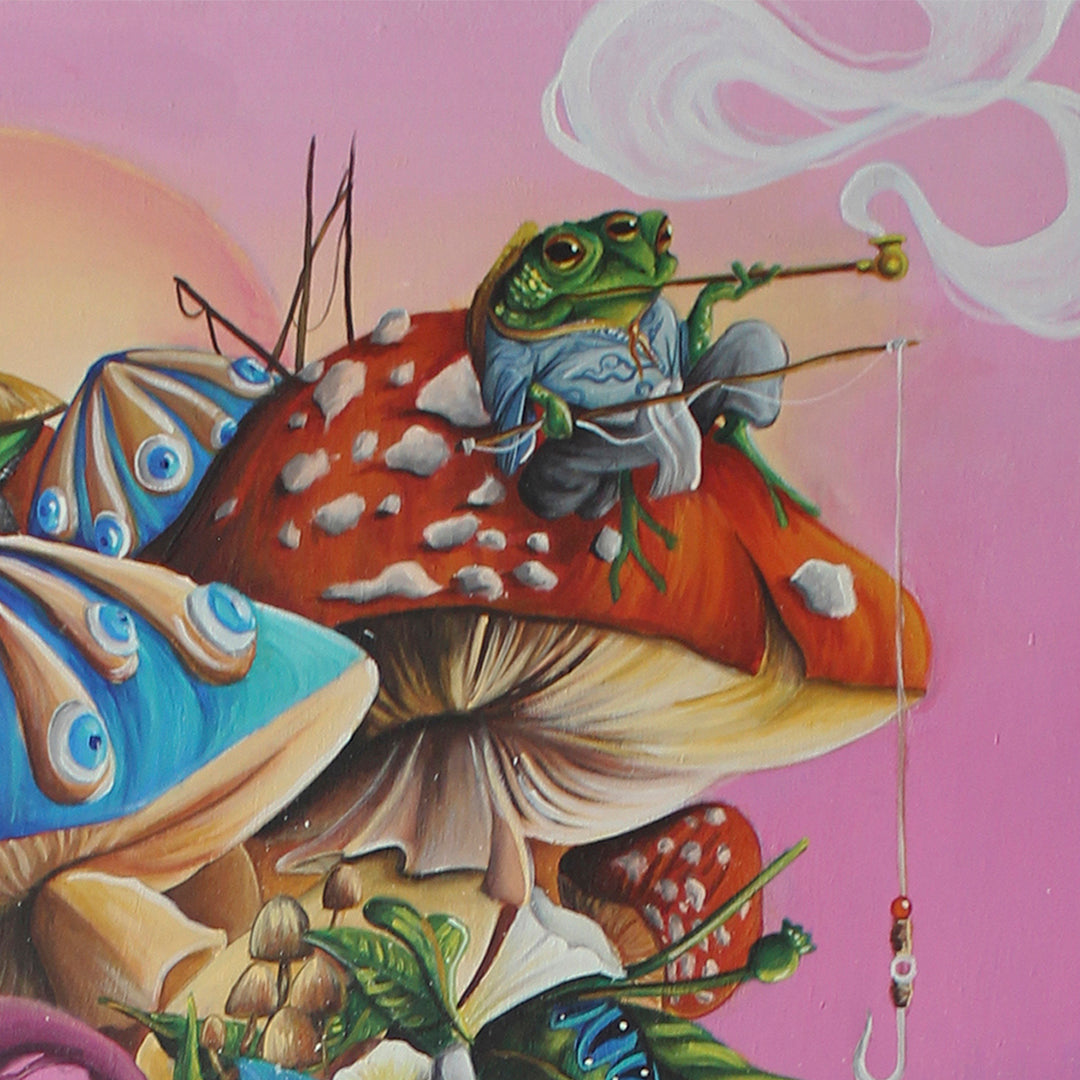 Obra de arte original - Cazadores de lluvia