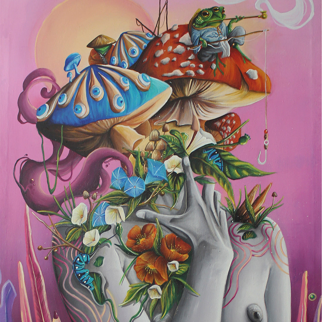 Obra de arte original - Cazadores de lluvia