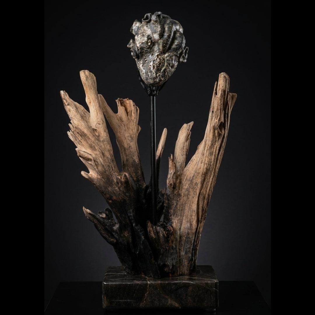 Escultura Cerámica - Latido de Ceniza