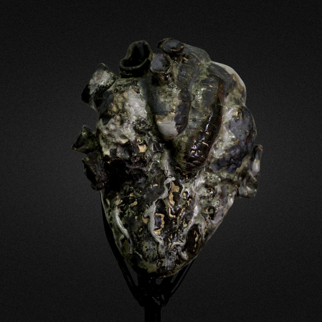 Escultura Cerámica - Latido de Ceniza