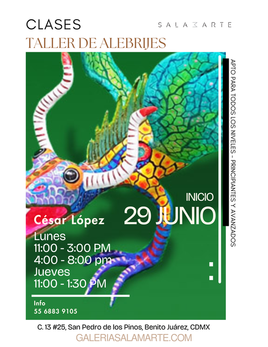 Taller de Alebrijes con César López