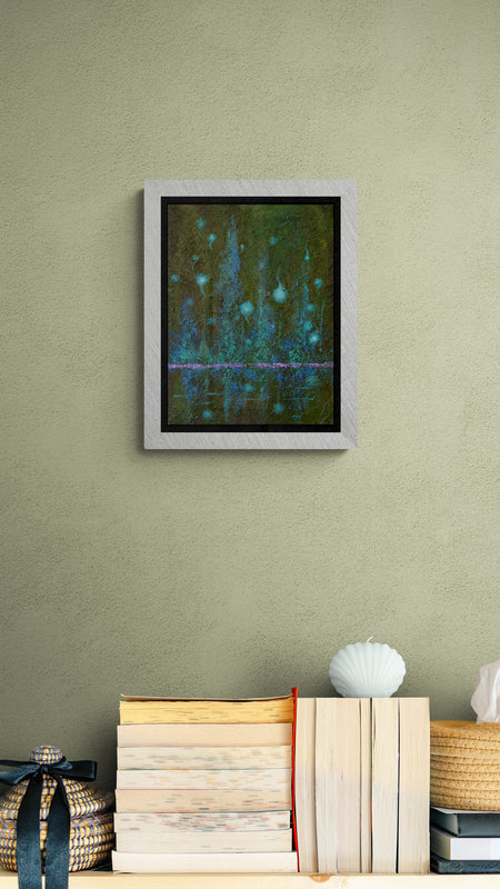 Obra de arte original "el canto de las ranas"