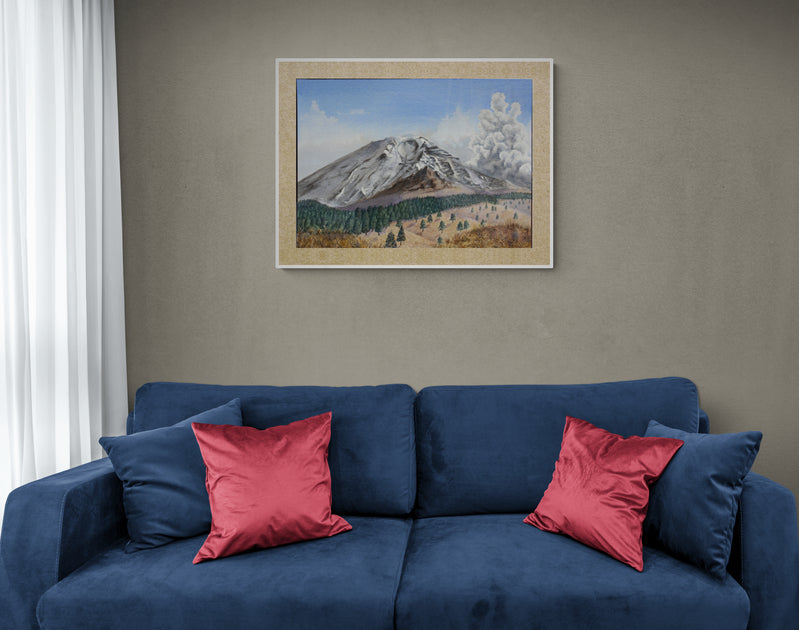 Obra de Arte Original "Popocatépetl"