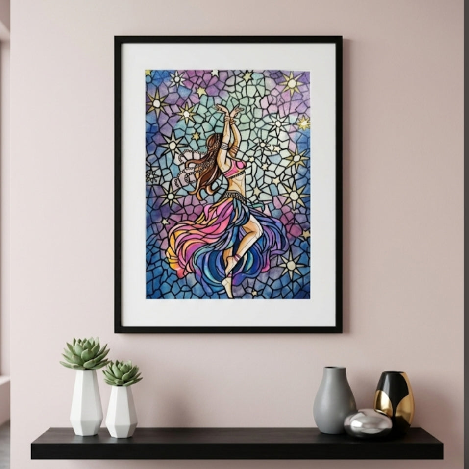 Obra de arte original- Las estrellas danzan