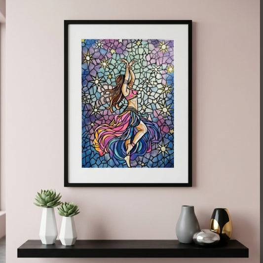 Obra de arte original- Las estrellas danzan