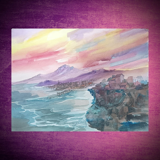 Obra de arte original - Atardecer