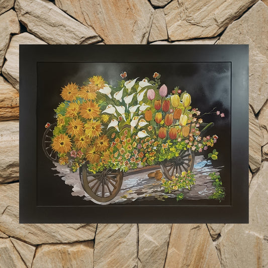 Obra de arte original - Carreta