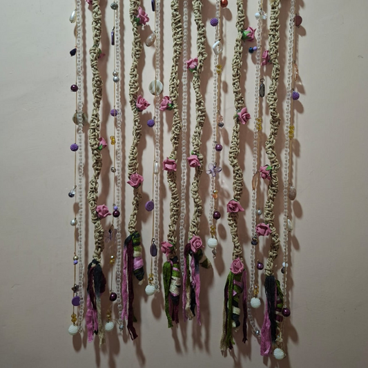 Cortina con rosas