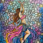 Obra de arte original- Las estrellas danzan
