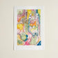 Grabado abstracto - Dialogo sin fronteras