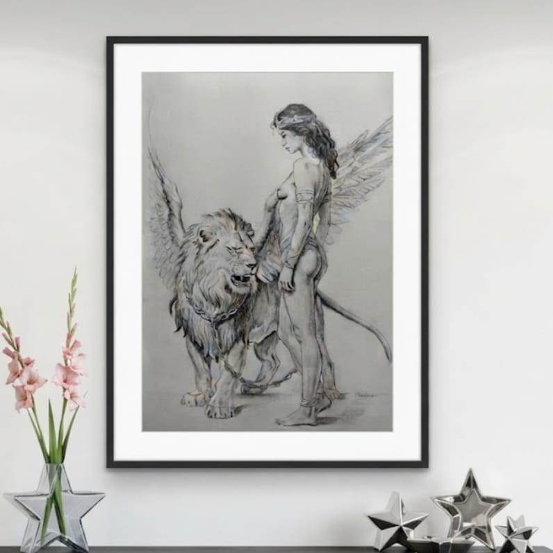 Obra de arte original - La fuerza encadenada