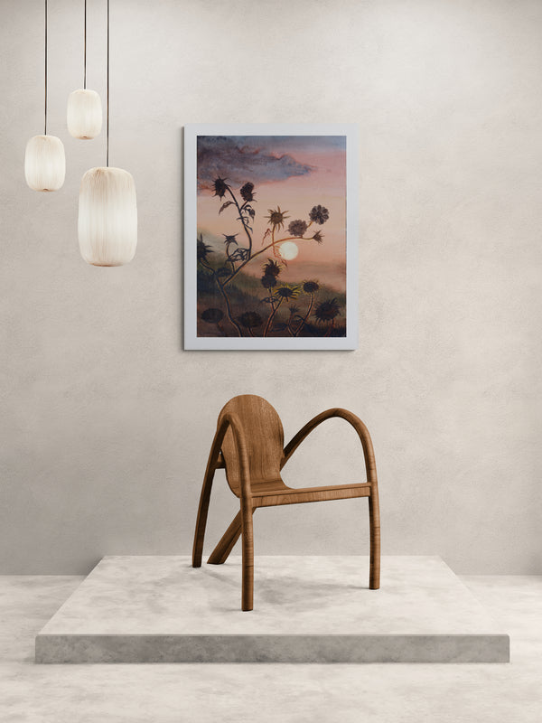 Obra de Arte Original "El amanecer de la mala hierba"