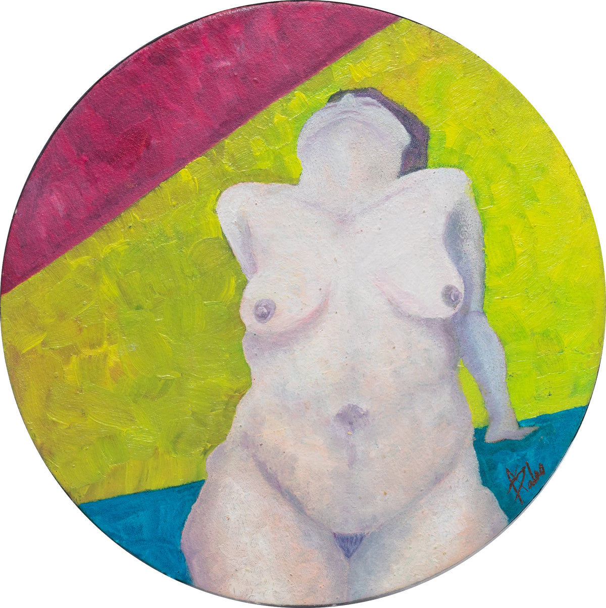 Cuadro Moderno - Desnudo tres secciones