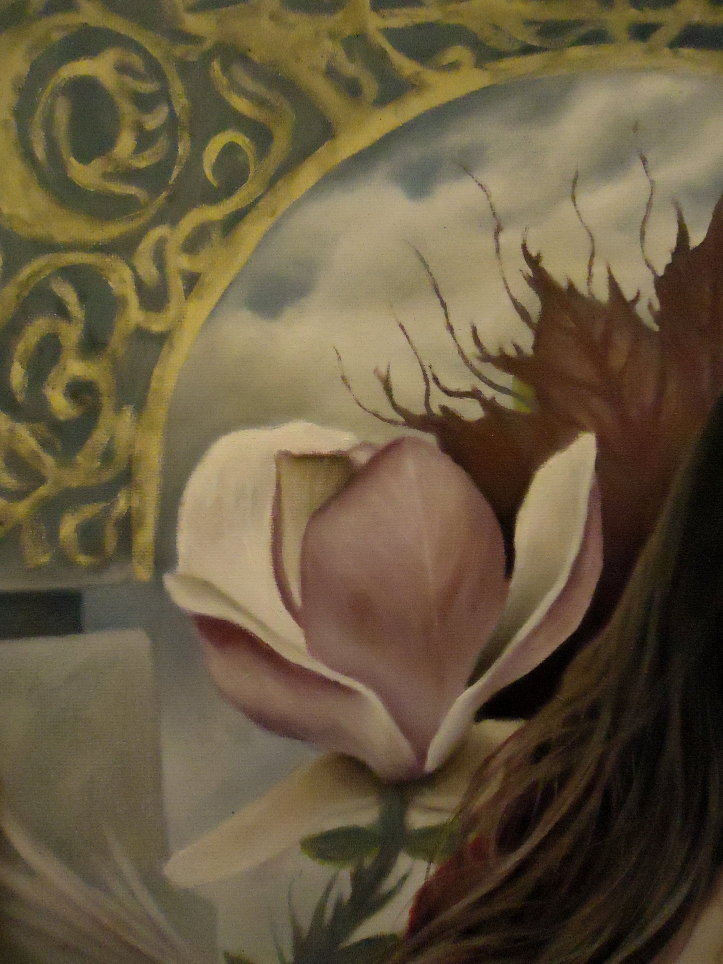 obra de arte original-El Otoño de Flora
