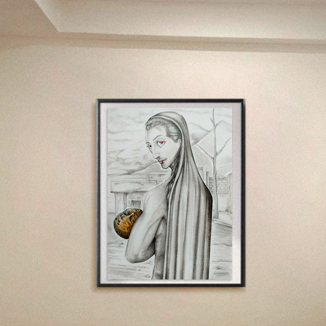 Arte original - Tlahuelpuchi, La bruja