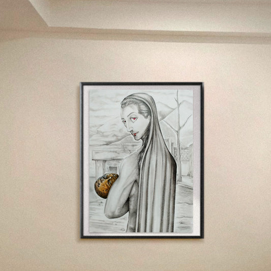 Arte original - Tlahuelpuchi, La bruja