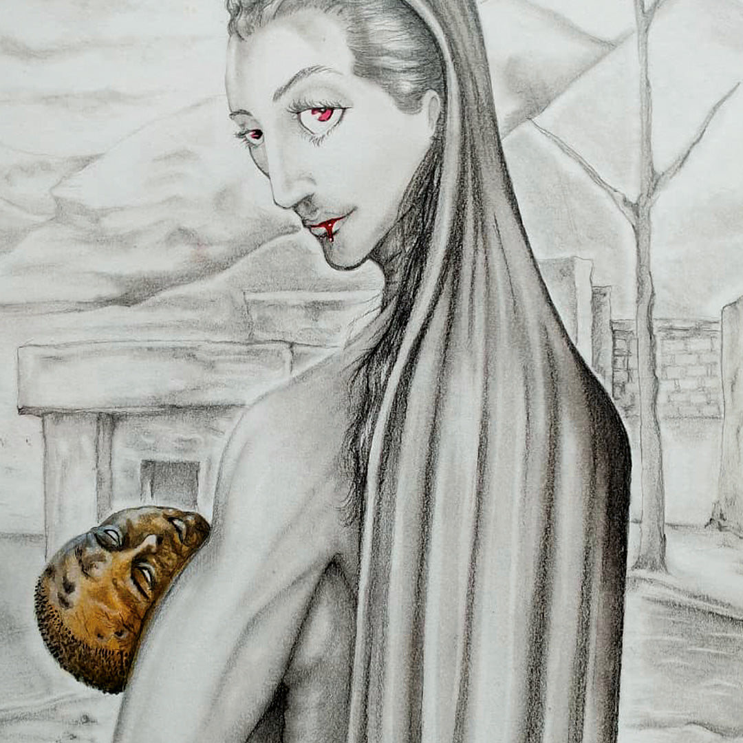 Arte original - Tlahuelpuchi, La bruja