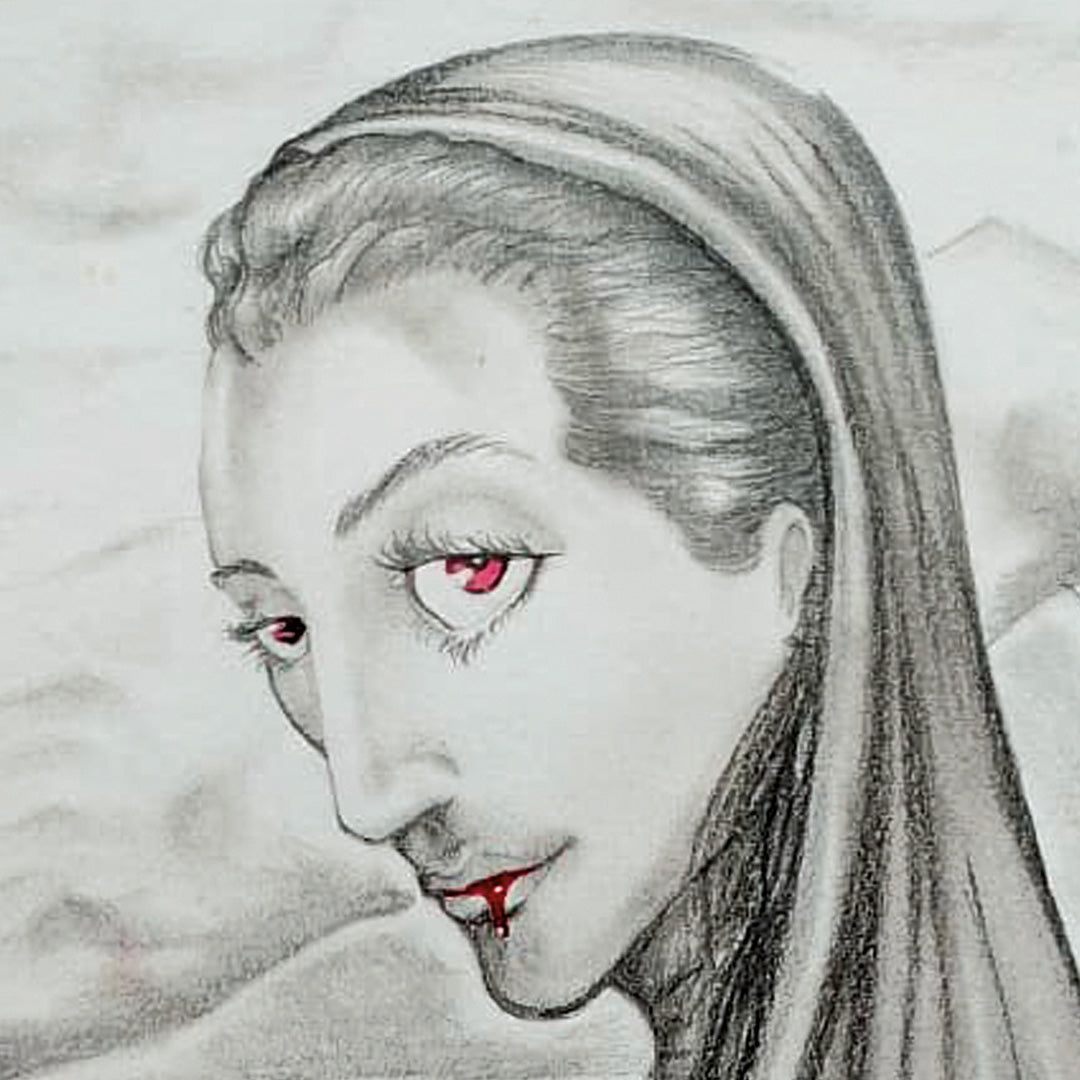 Arte original - Tlahuelpuchi, La bruja