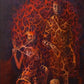 Obra de arte original -Tres en Rojo