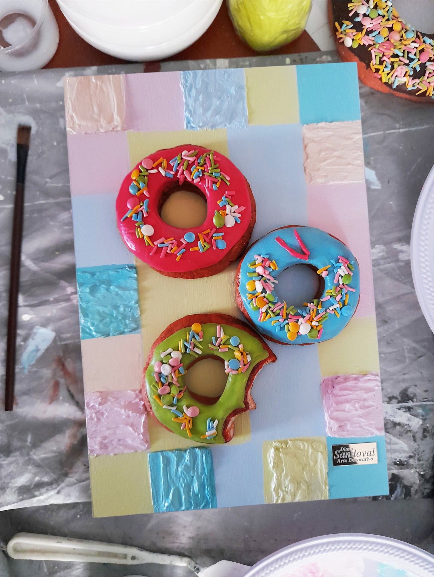 "Donas / Donuts" Cuadro en 3D
