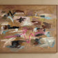 “ Paisaje abstracto de tierra con aerosol rosa “