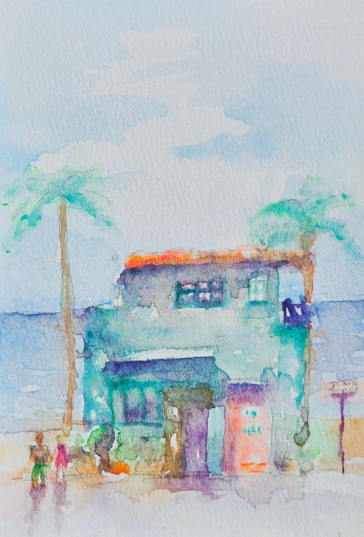La playa