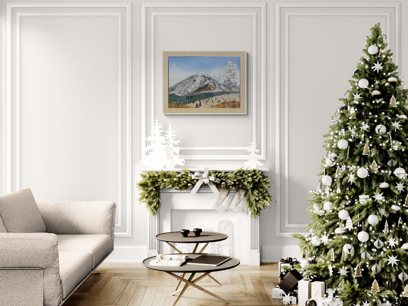 Obra de Arte Original "Popocatépetl"