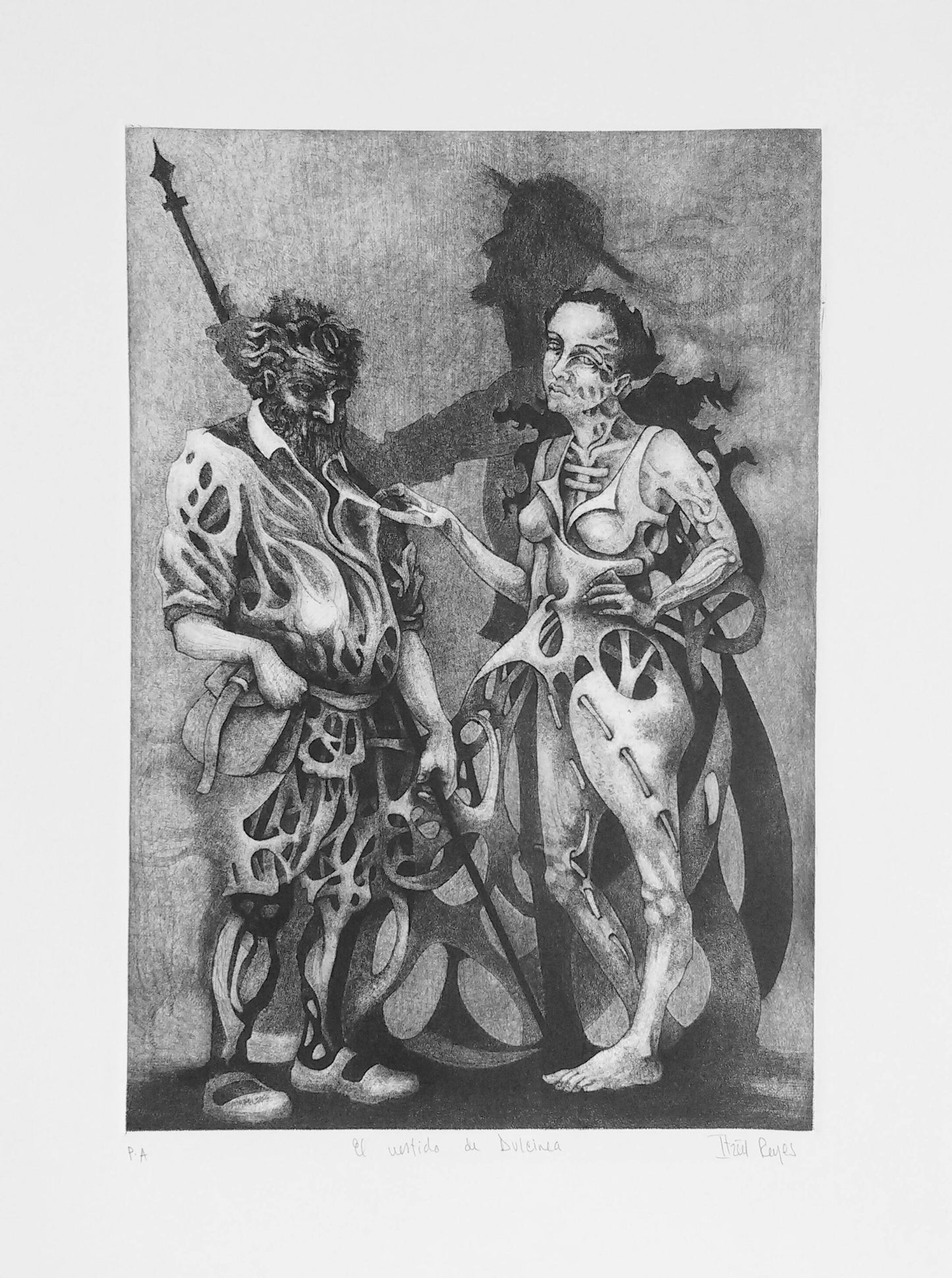 Obra de arte original - El vestido de dulcinea