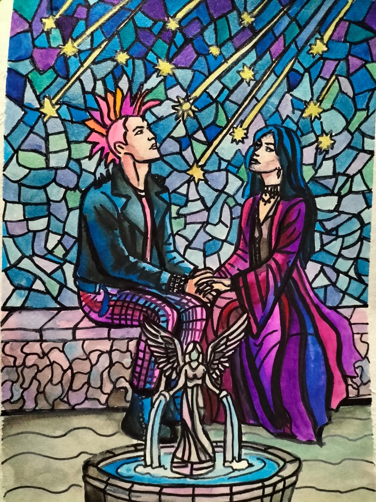 Obra de arte original - no hay diferencias en el presente