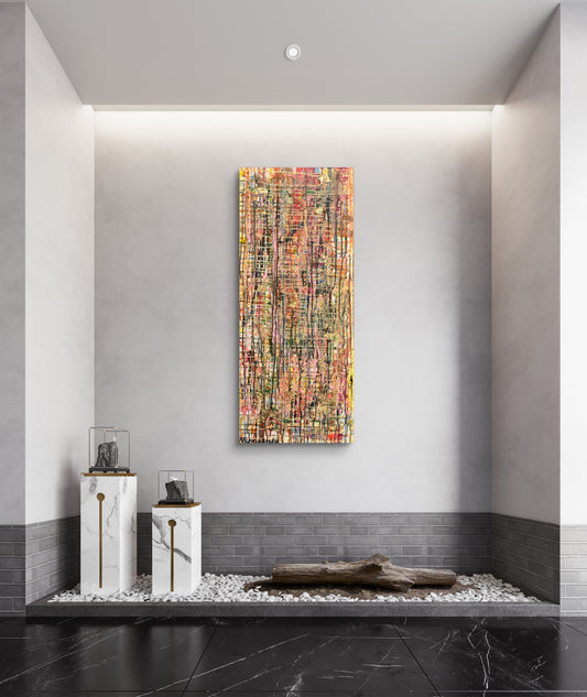 Luz entre líneas de color