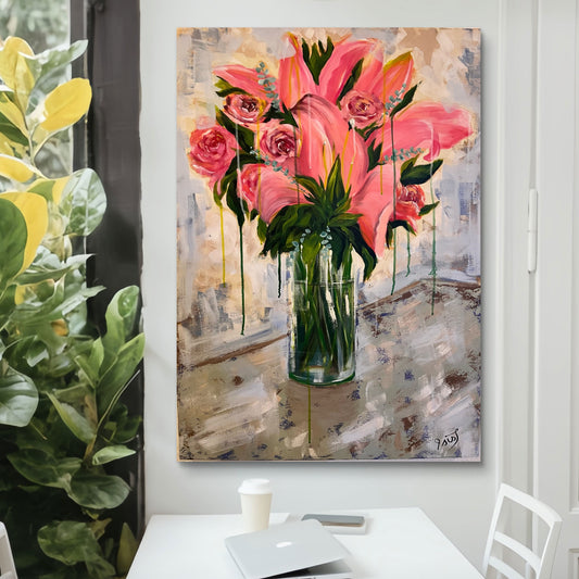 Arte decorativo - ¨Floral de mayo I¨