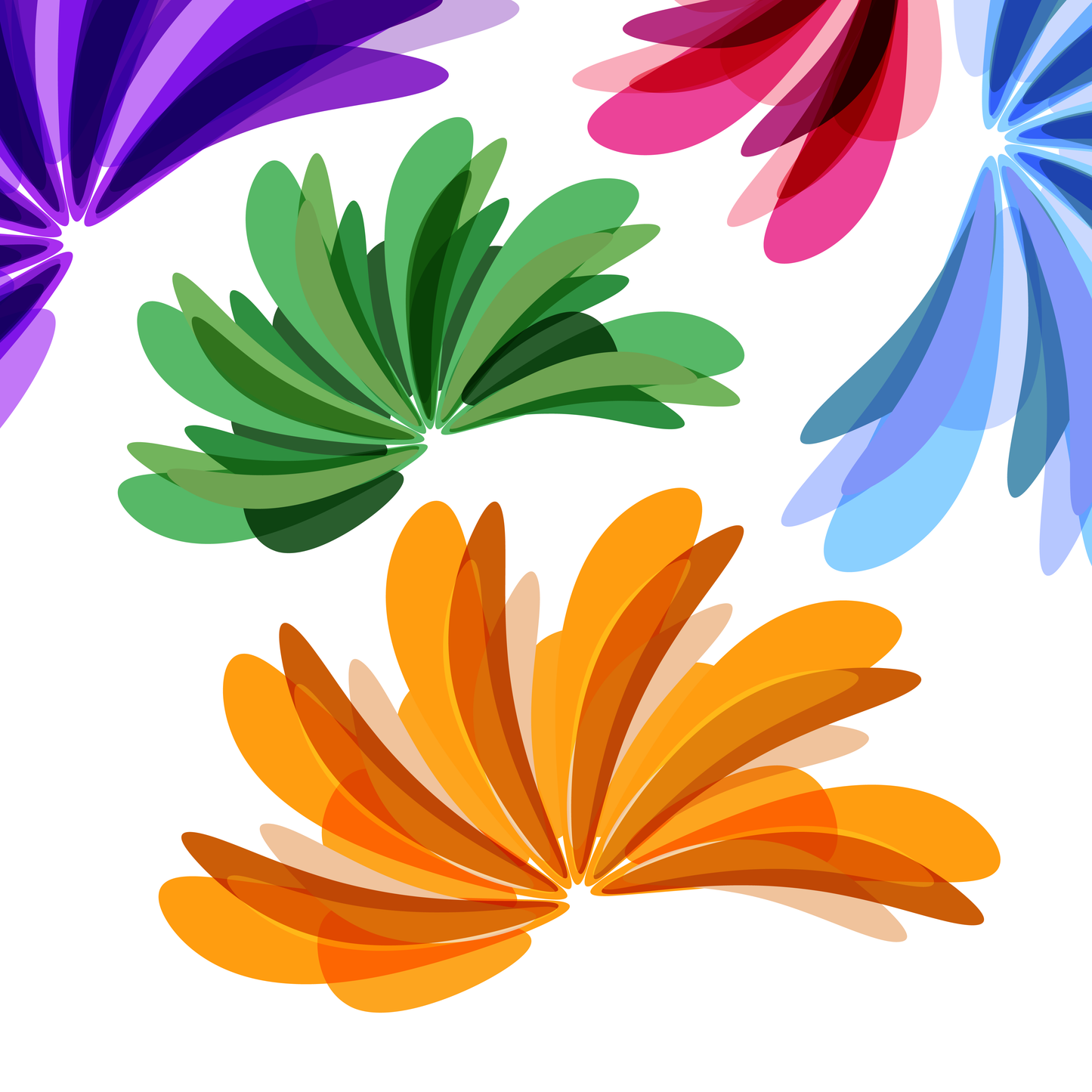 Arte Moderno - Flores danzantes