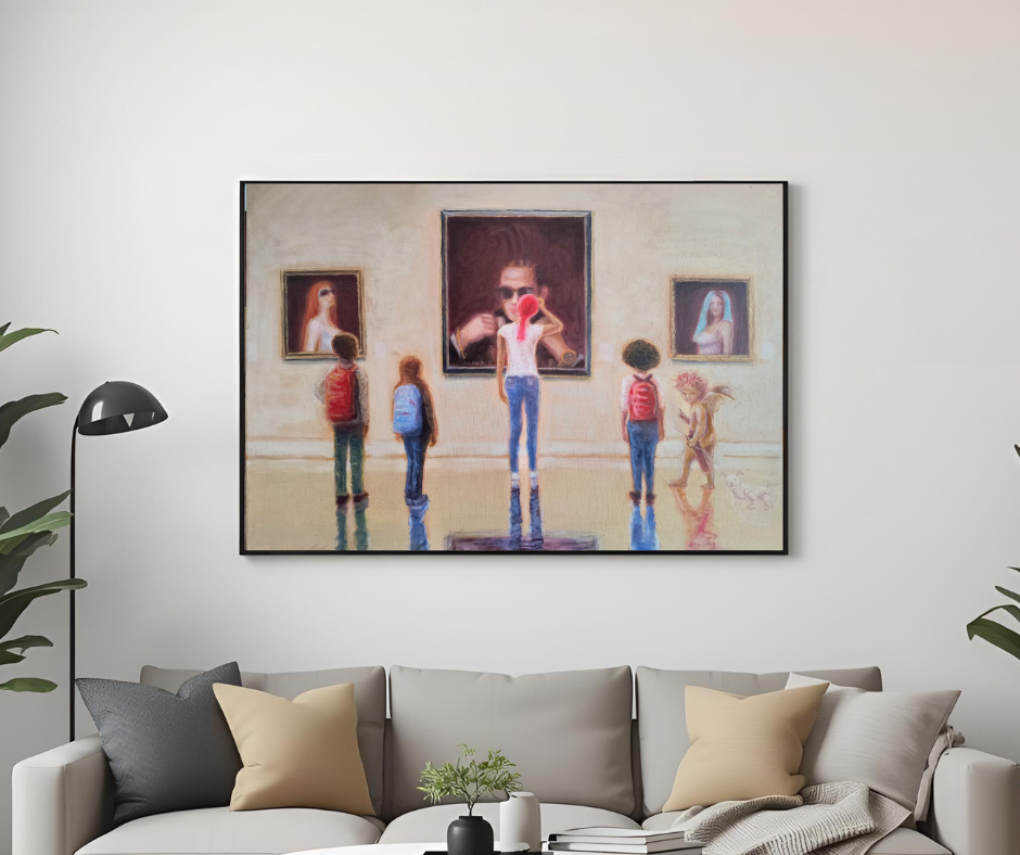 Amor en el museo (cupido)