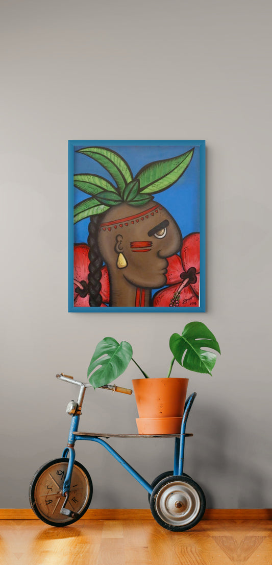 Camino a Brasil - Cuadro decorativo infantil