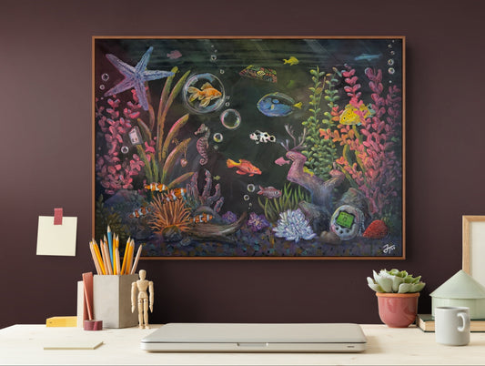 Cuadro decorativo - Pez de agua dulce
