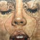 rostro en tecnica hiperrealista,  en este caso trabajo una serie de sumergirse en el agua cautivando a la paz que sientes cuando sucede, como si le pones pausa al mundo o al caos . solo la respiracion suspendida.