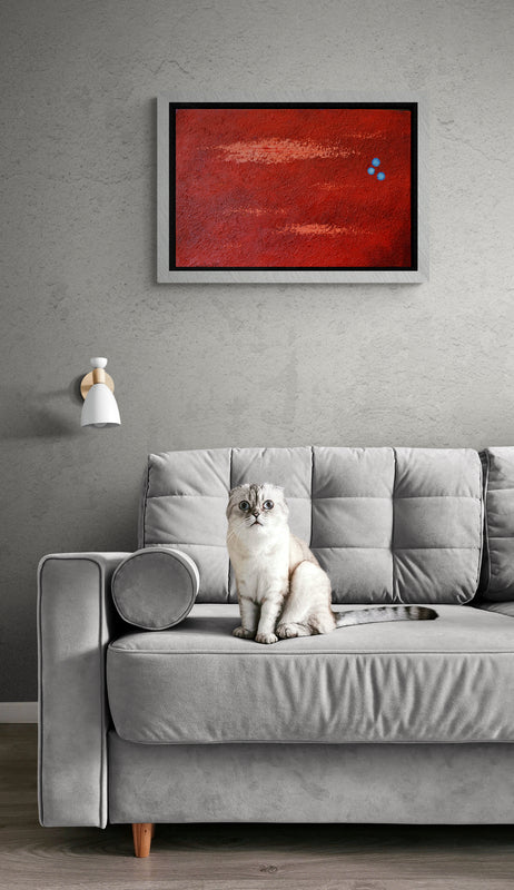 Obra de arte original "El trino del petirrojo"