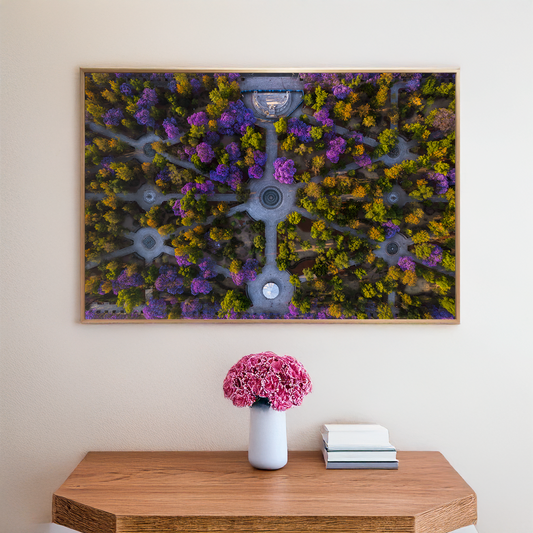 Arte moderno - Corazón de Jacarandas