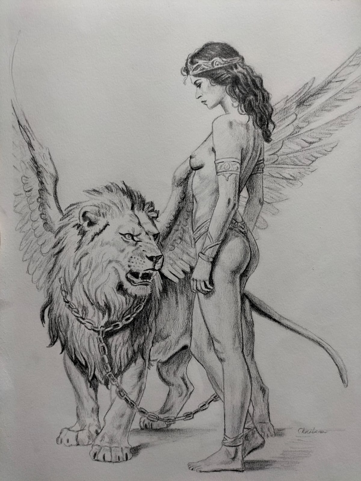 Obra de arte original - La fuerza encadenada
