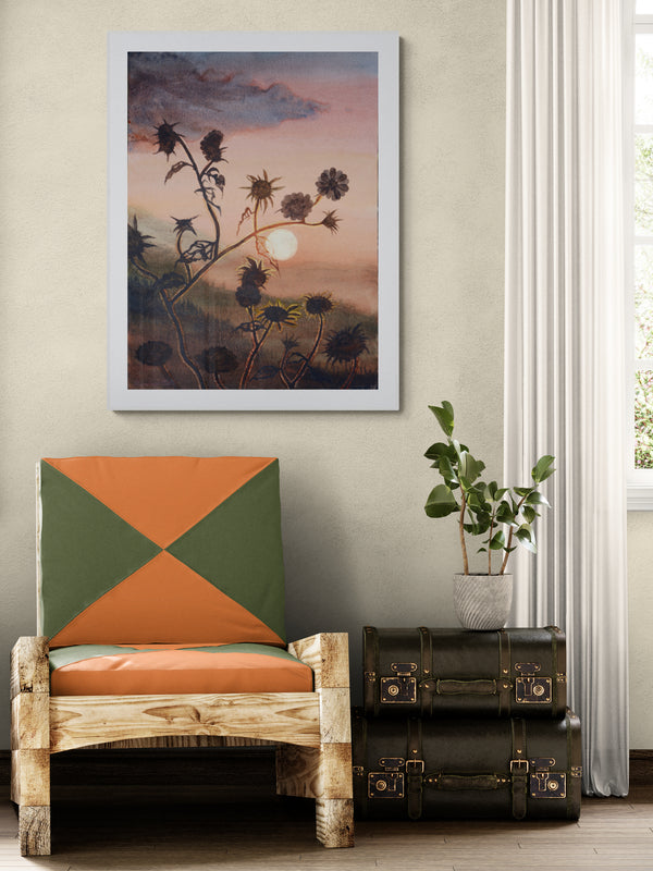 Obra de Arte Original "El amanecer de la mala hierba"