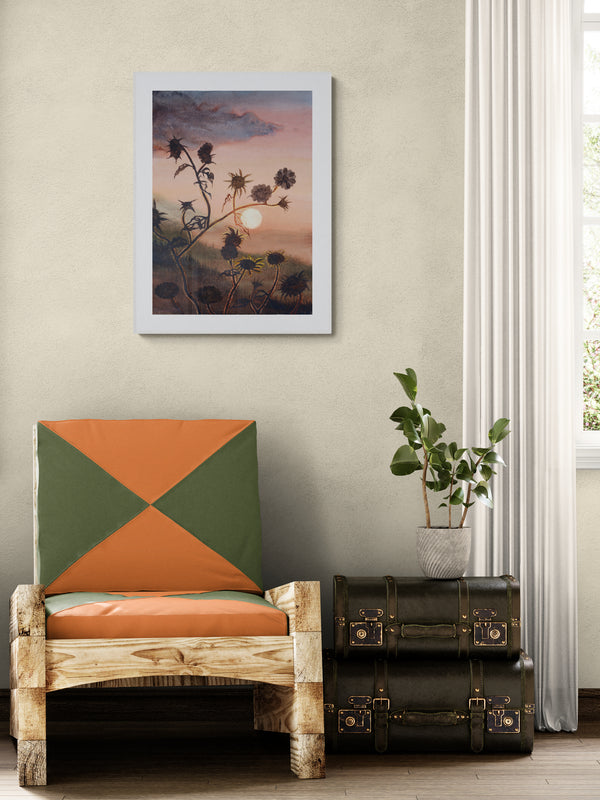 Obra de Arte Original "El amanecer de la mala hierba"
