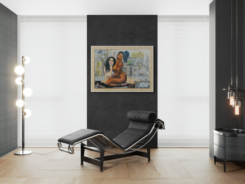 Obra de arte original "Ciudad"