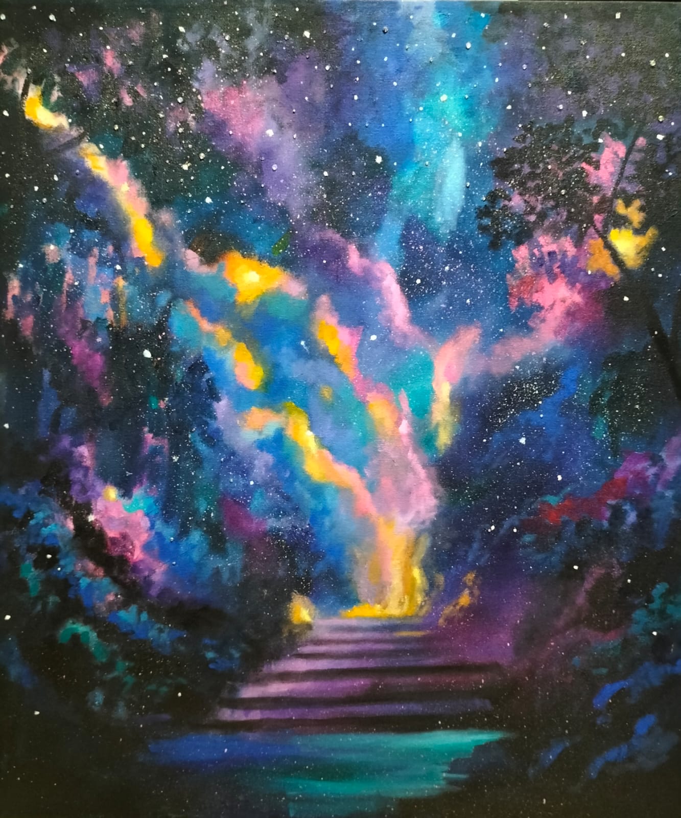 Obra de arte original - La escalera de la consciencia